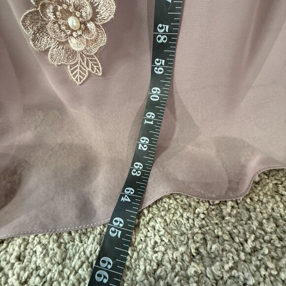 NEW 📌Azazie Pleated Keyhole Back Halter Neckline Chiffon Bridesmaid -Prom Dress - Picture 6 of 15